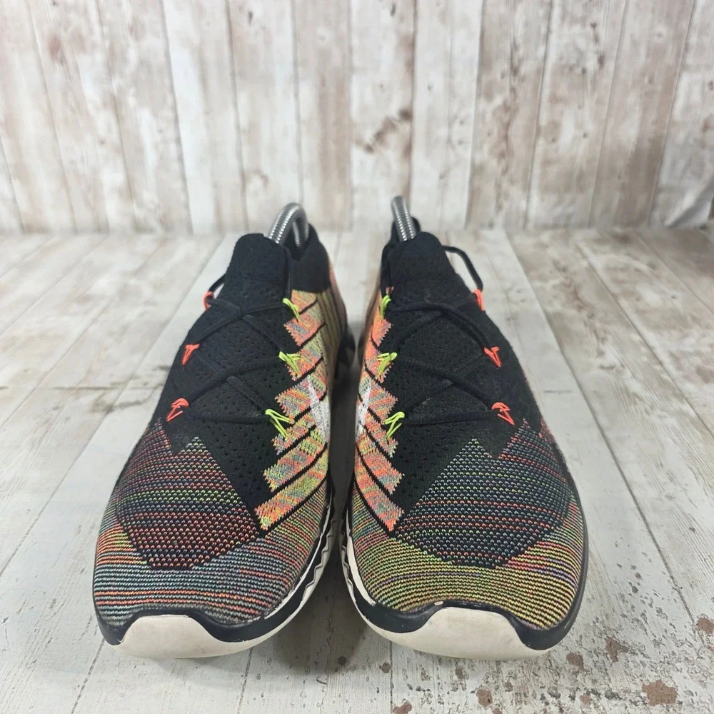 Nike Free 3.0 Flyknit Womens Running‎ Black Multi Color EU 40 US 9 718420-008